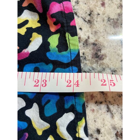 Wonderwink Womens Scrub Top XS Multicolor Animal Print Cotton Workwear - Picture 6 of 6